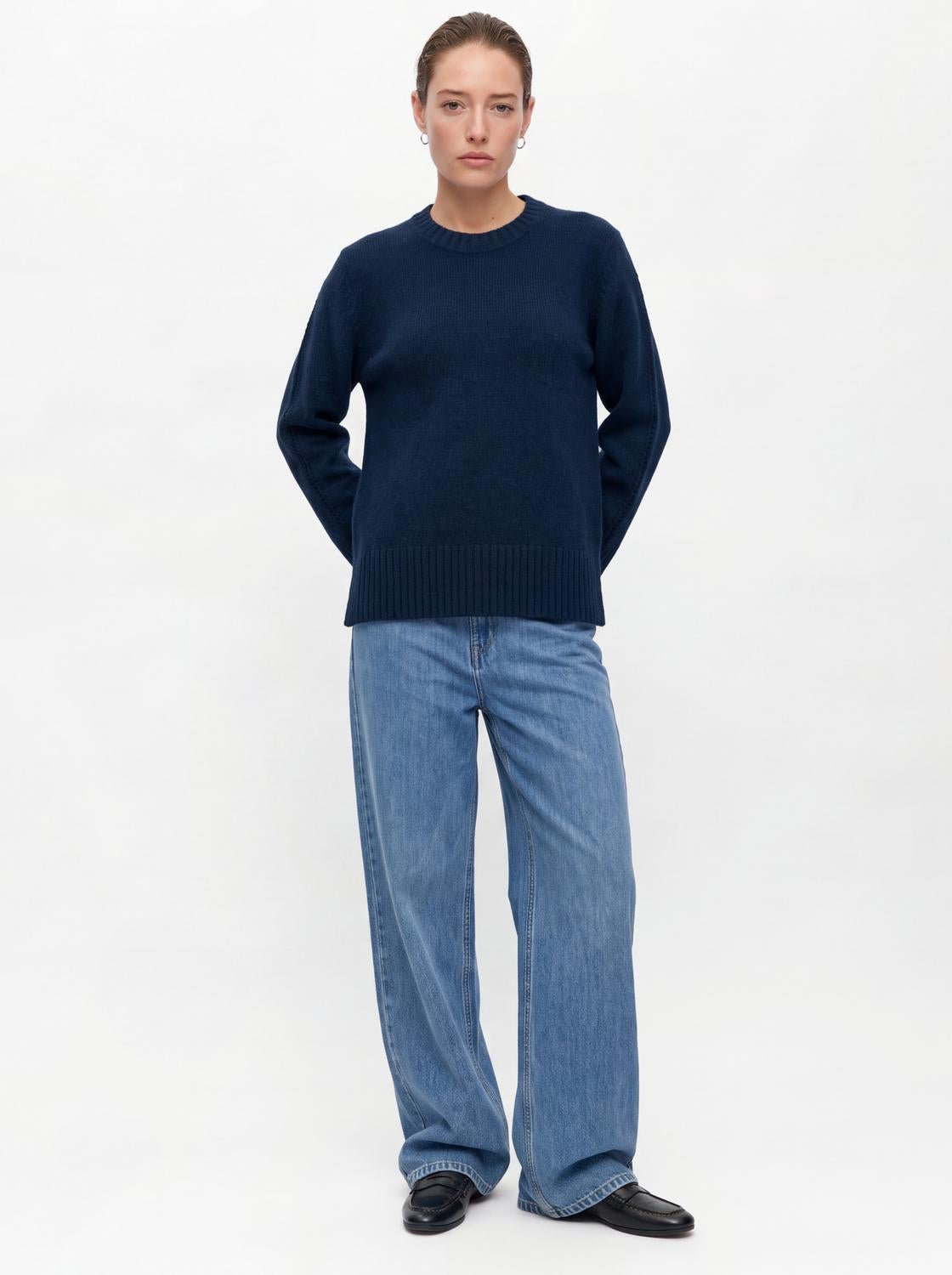 OBJMALI Pullover - Sky Captain - VERO MODA & VILA Bergvik